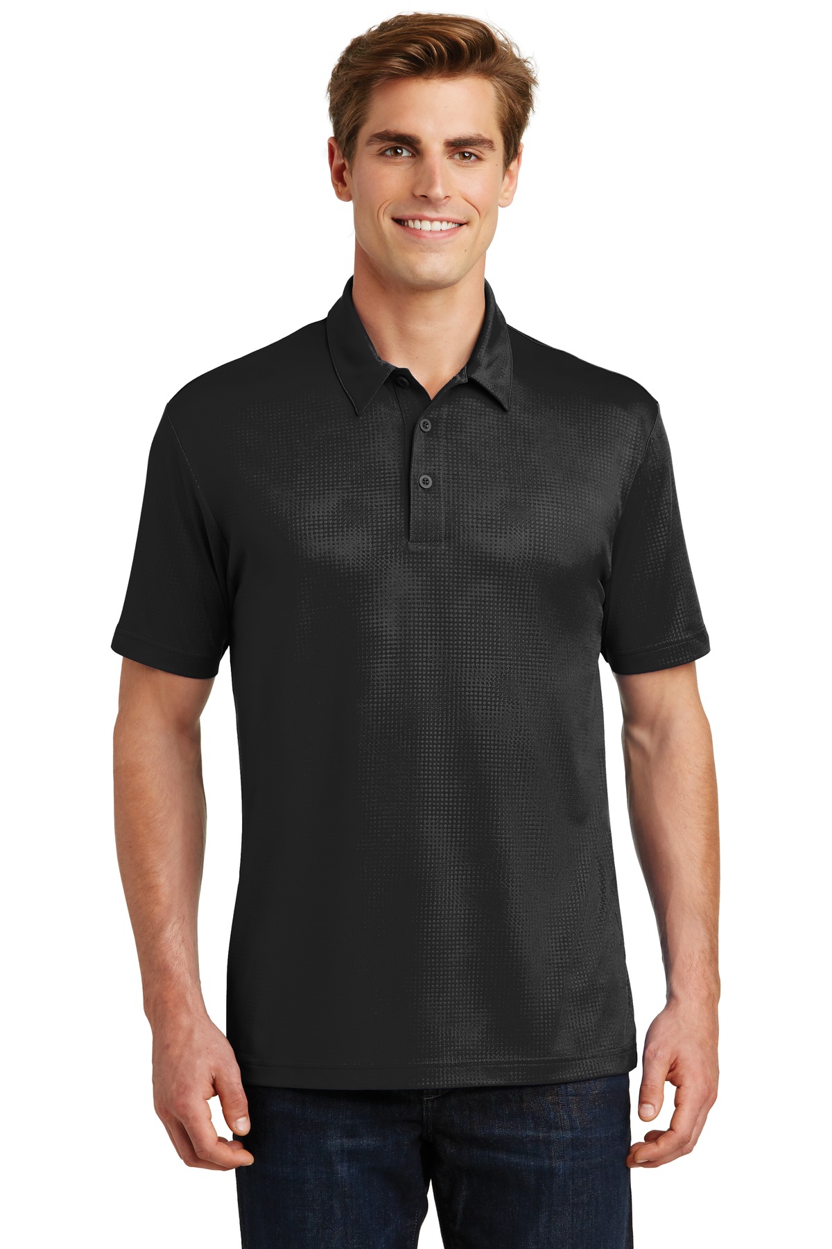 Sport-Tek Embossed PosiCharge Tough Polo ST630
