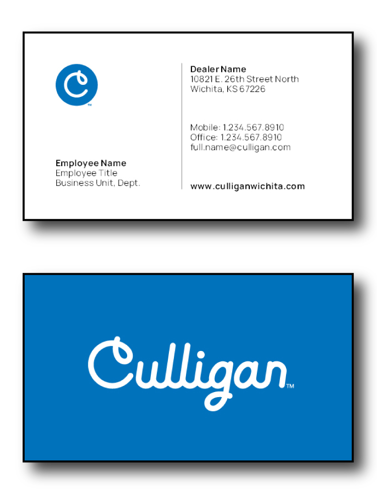 Culligan Water Business Card