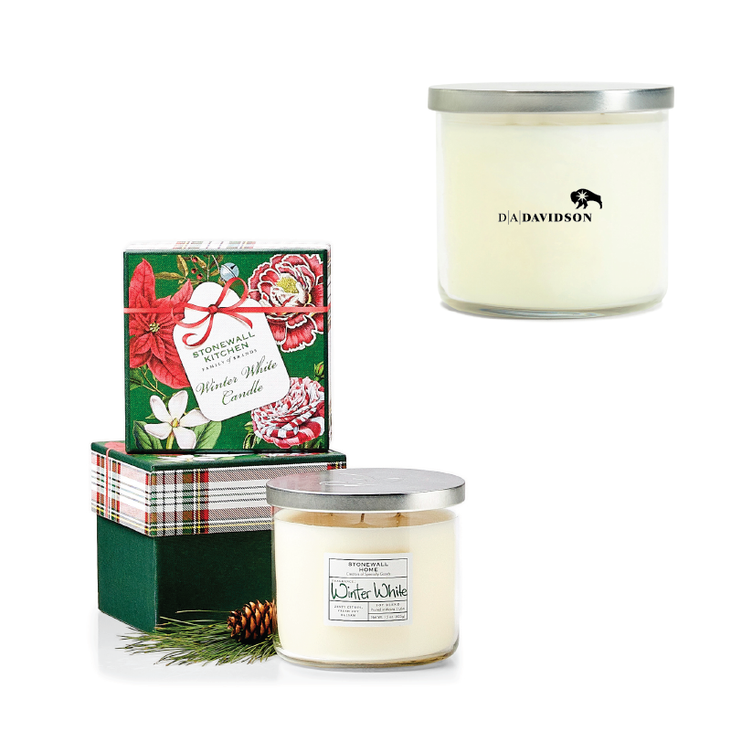 Stonewall Home For The Holidays Candle with Gift Box