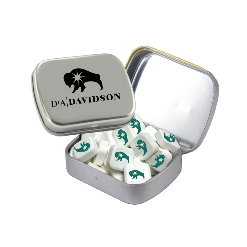 Small Tin with Printed Mints