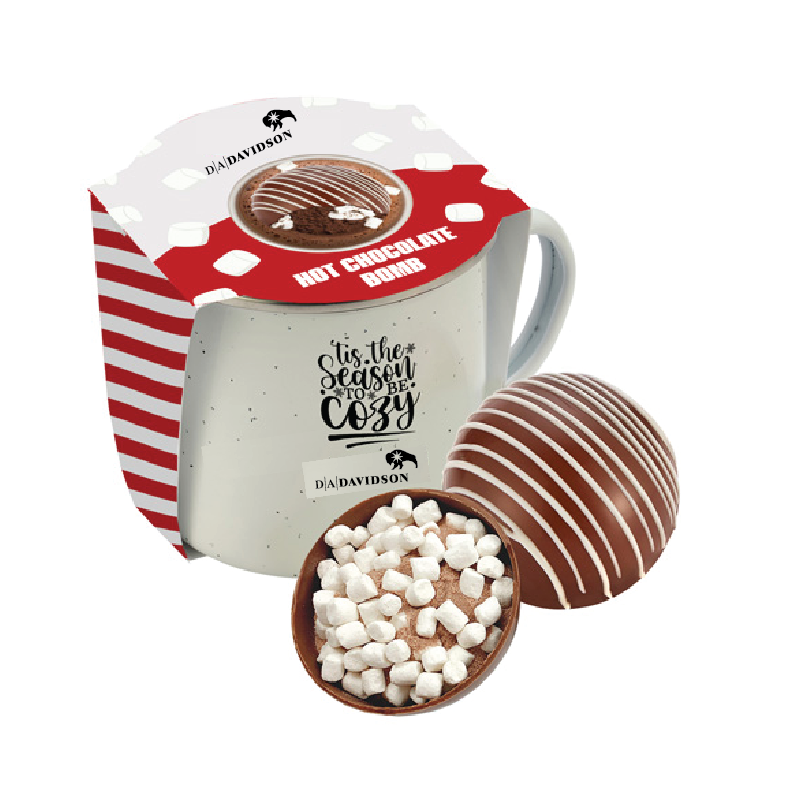 16 oz Speckled Camping Mug Gift Sets w/ Sleeve