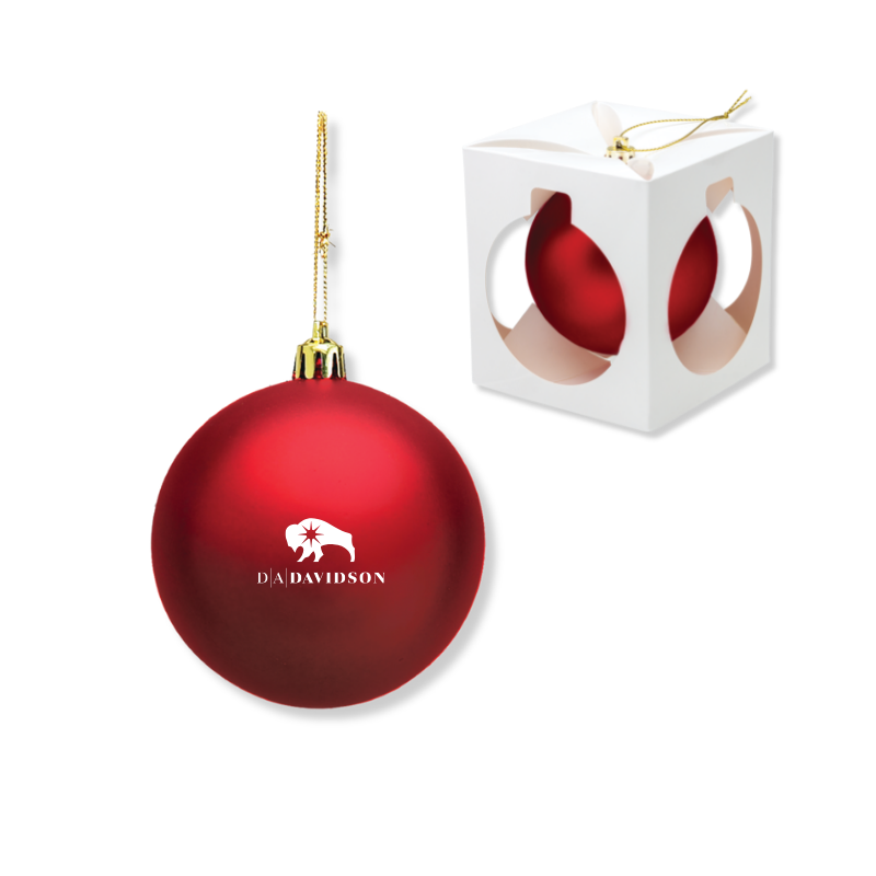 Shatter Resistant Ornament – Red
