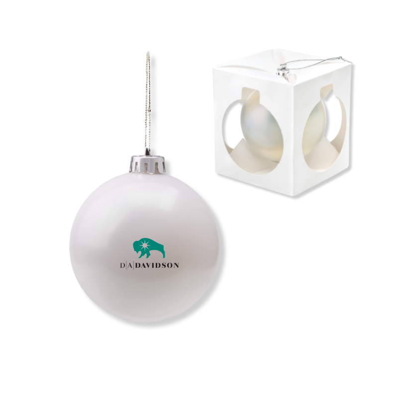 Shatter Resistant Ornament - White