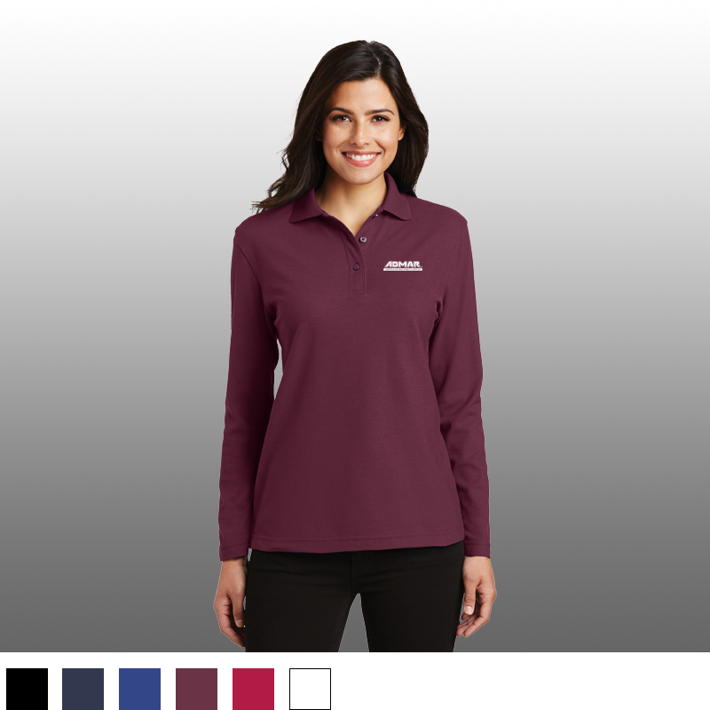 Port Authority® Ladies Silk Touch™ LS Polo
