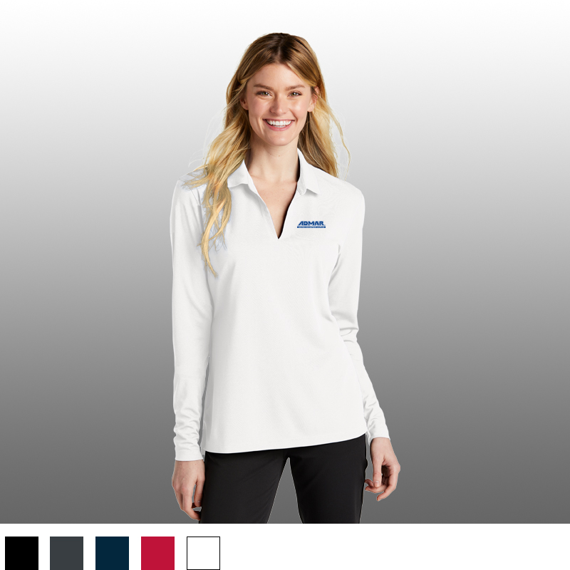 Nike Ladies Dri-FIT Micro Pique LS Polo