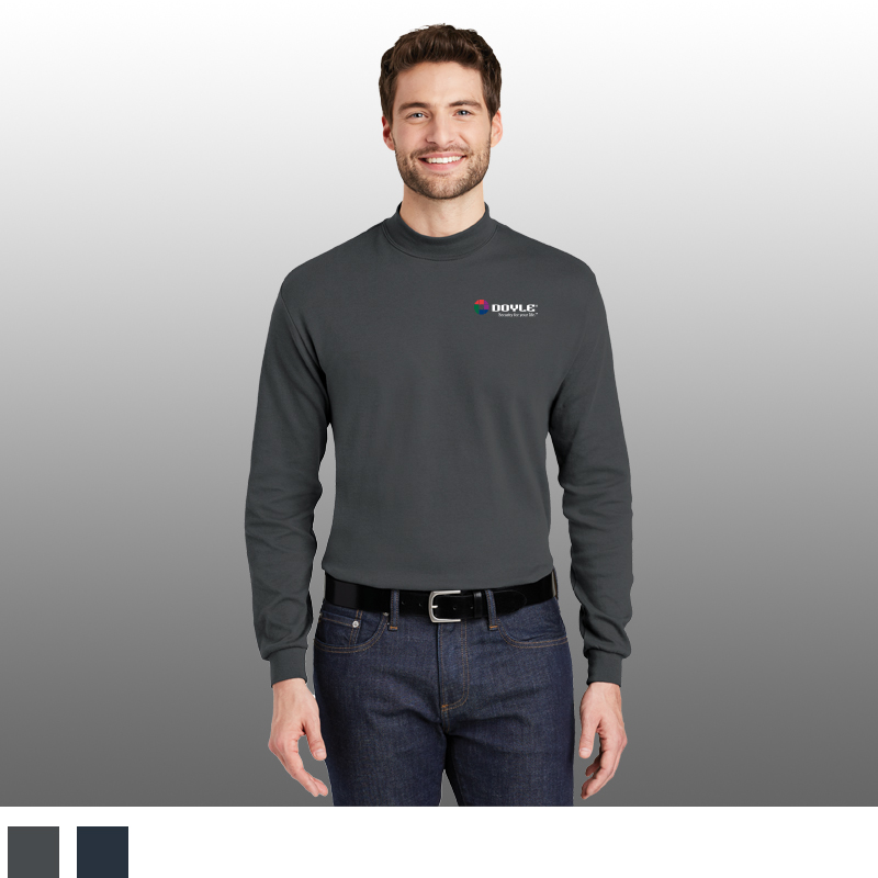 Port Authority® Interlock Knit Mock Turtleneck