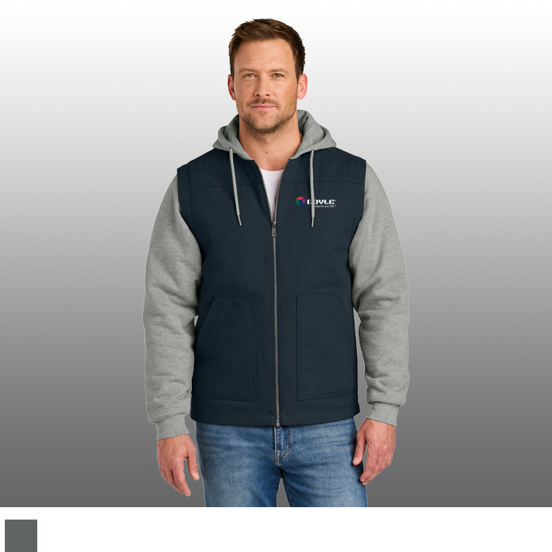 CornerStone® Duck Fleece Full-Zip Hooded Jacket