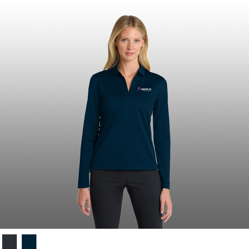 Nike Women's Dri-FIT Micro Pique 2.0 Long Sleeve Polo