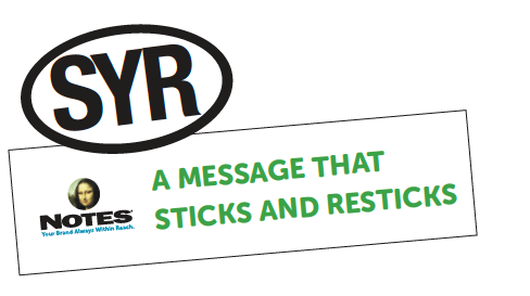Repositionable Die-Cut & Bumper Stickers