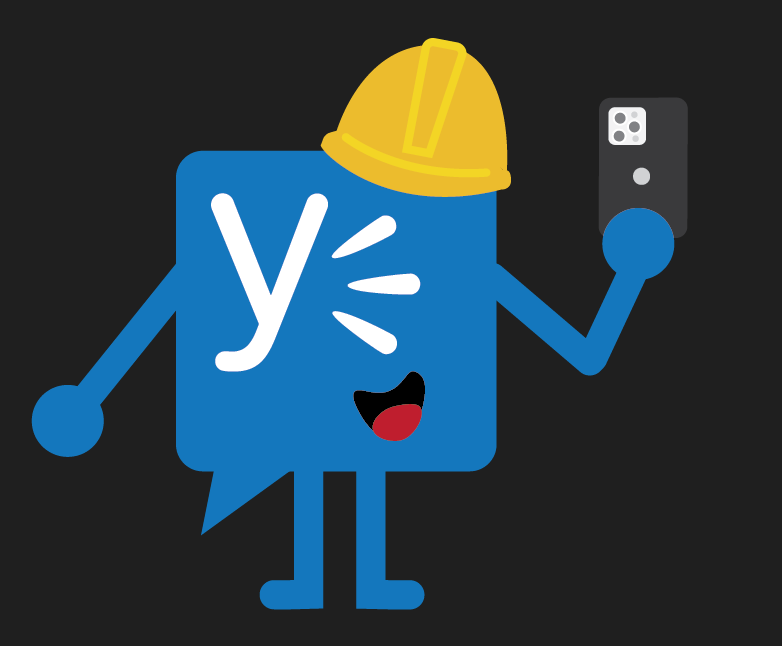 Yammering Hard Hat Decals