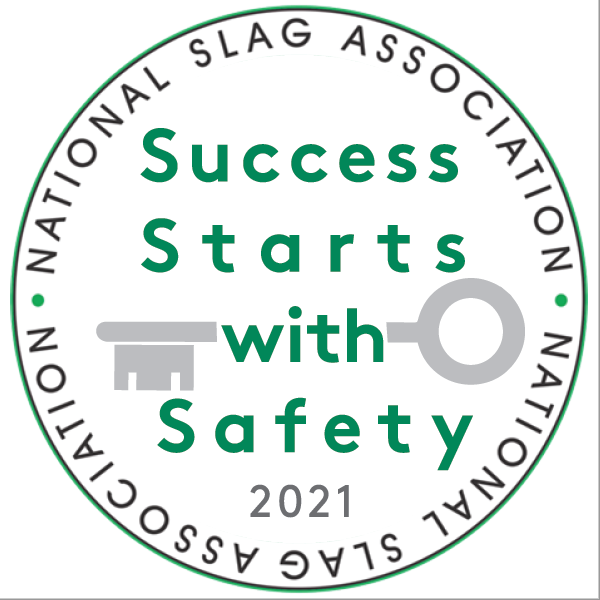 NSA Hard Hat Label 3.5" Circle