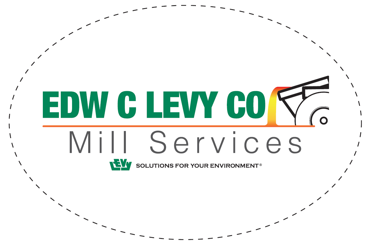 Edw C Levy Mill Service Hard Hat Labels