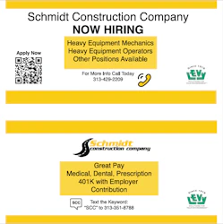 Recruitment Cards, Schmidt Construction
