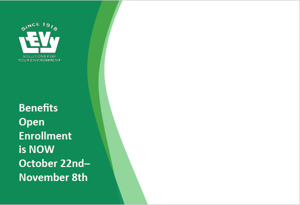 Levy Benefits Postcard It's Here 6" x 4"