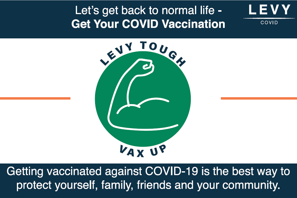 Levy Tough Vax Up Vinyl Banner