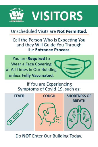 Visitor Sign 12"x 18"