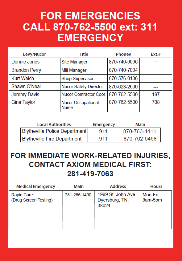 30Mil Magnet Emergency 7"x10 Square Cut