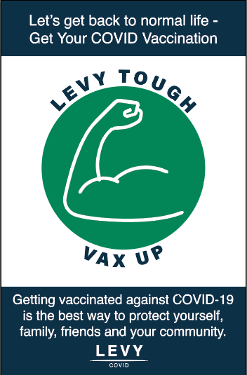 Levy Tough Vax Up 11"x17"Poster