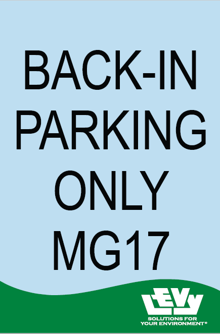Parking Sign Back In Only Custom