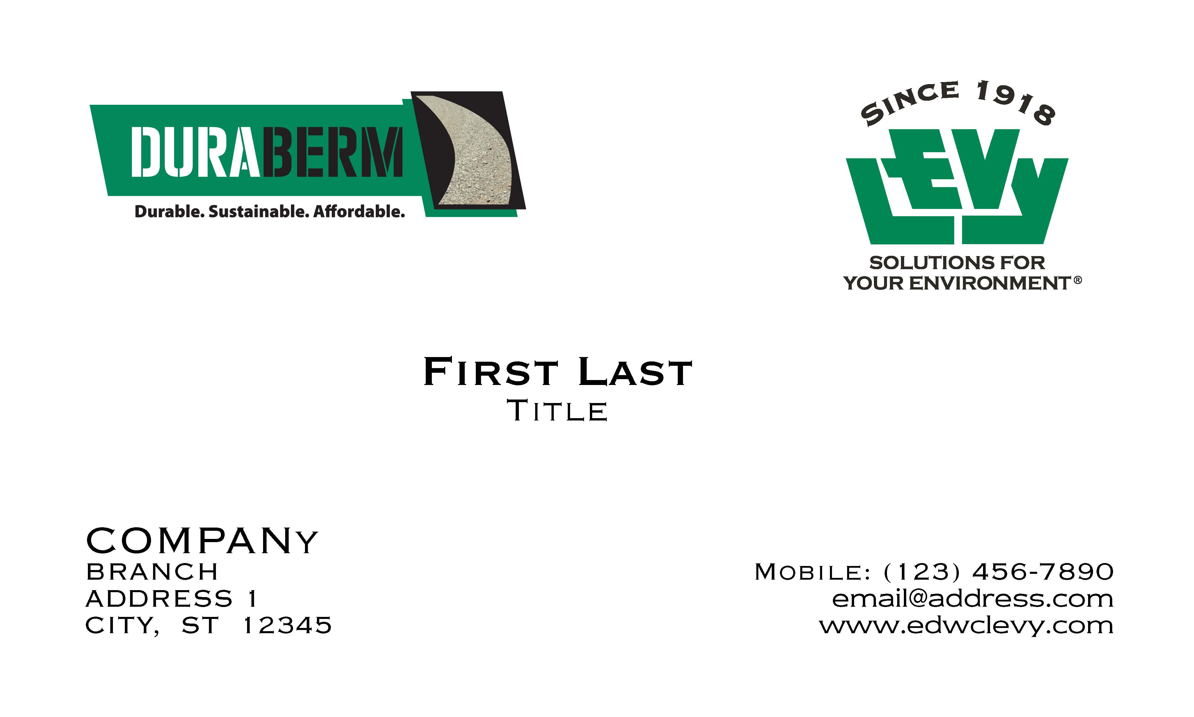 Duraberm - Levy - Golden Triangle (2sided)