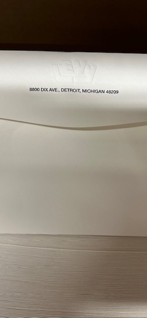 #10 Envelope - Embossed Flap