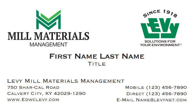 Mill Materials Management - Calvert City Location