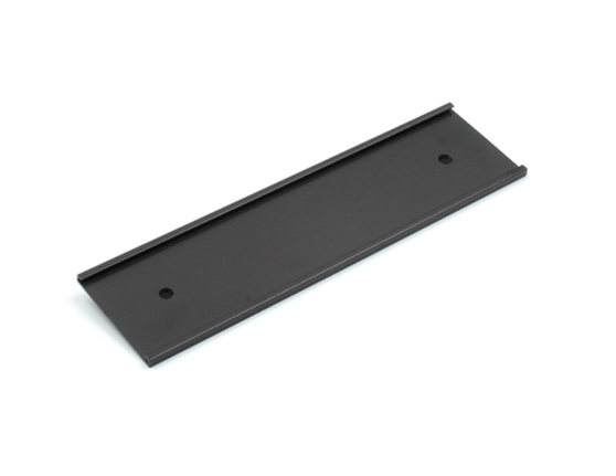 2" x 8" Wall-Mount Holder - Black