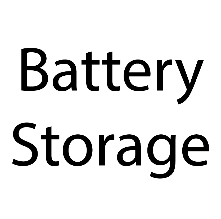 10"x10" Battery Storage Sign