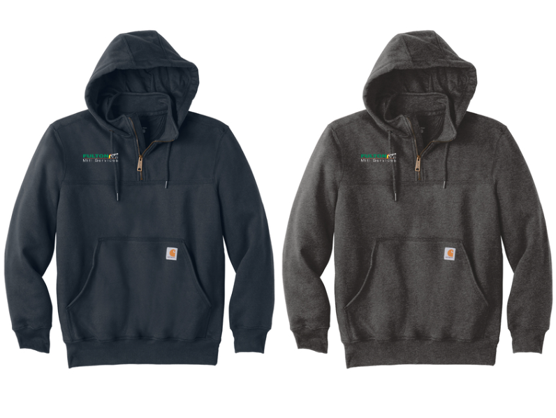 Carhartt® Rain Defender® Paxton Heavyweight Hooded Zip Mock Sweatshirt