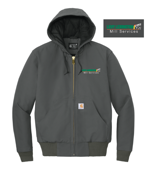 Carhartt® Quilted-Flannel-Lined Duck Active Jacket - Levy Lexington Mill Services