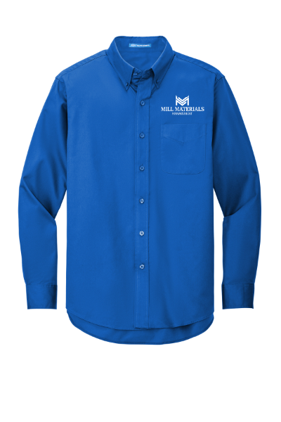 Port Authority® Long Sleeve Easy Care Shirt - Strong Blue