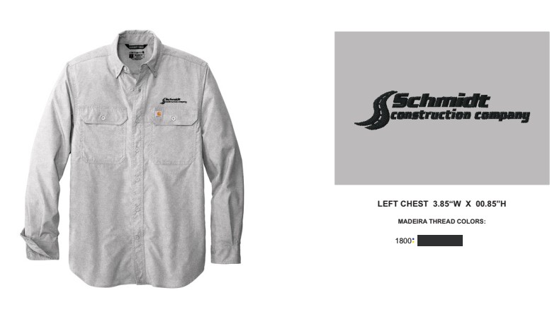 Carhartt Force® Solid Long Sleeve Shirt - Steel Grey