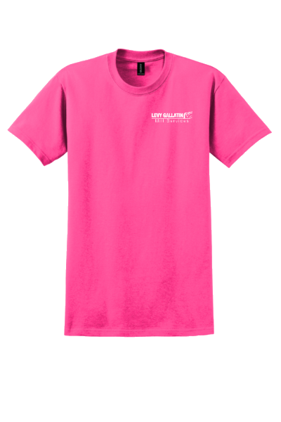 Gildan® Ultra Cotton® 100% US Cotton T-Shirt - Safety Pink