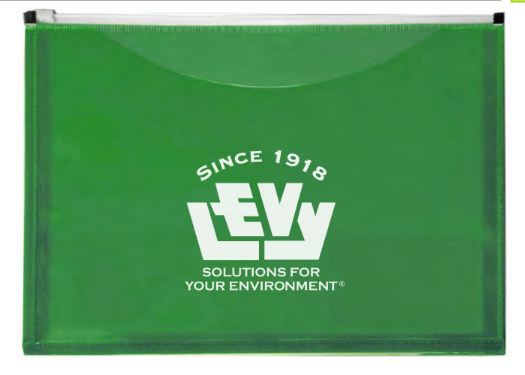 Transluscent Zippered Folder (B-7116)