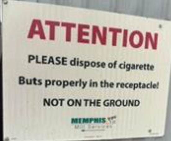 ATTN Cigarette Butts - 2'x18"