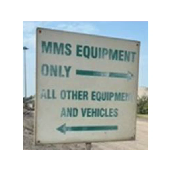 MMS Equipment Sign - 4'x4'