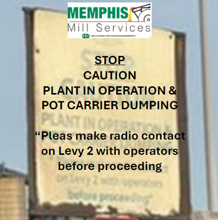 STOP Caution Sign - 3'x4'