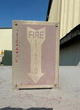 Fire Extinguisher Sign - 8"x11"