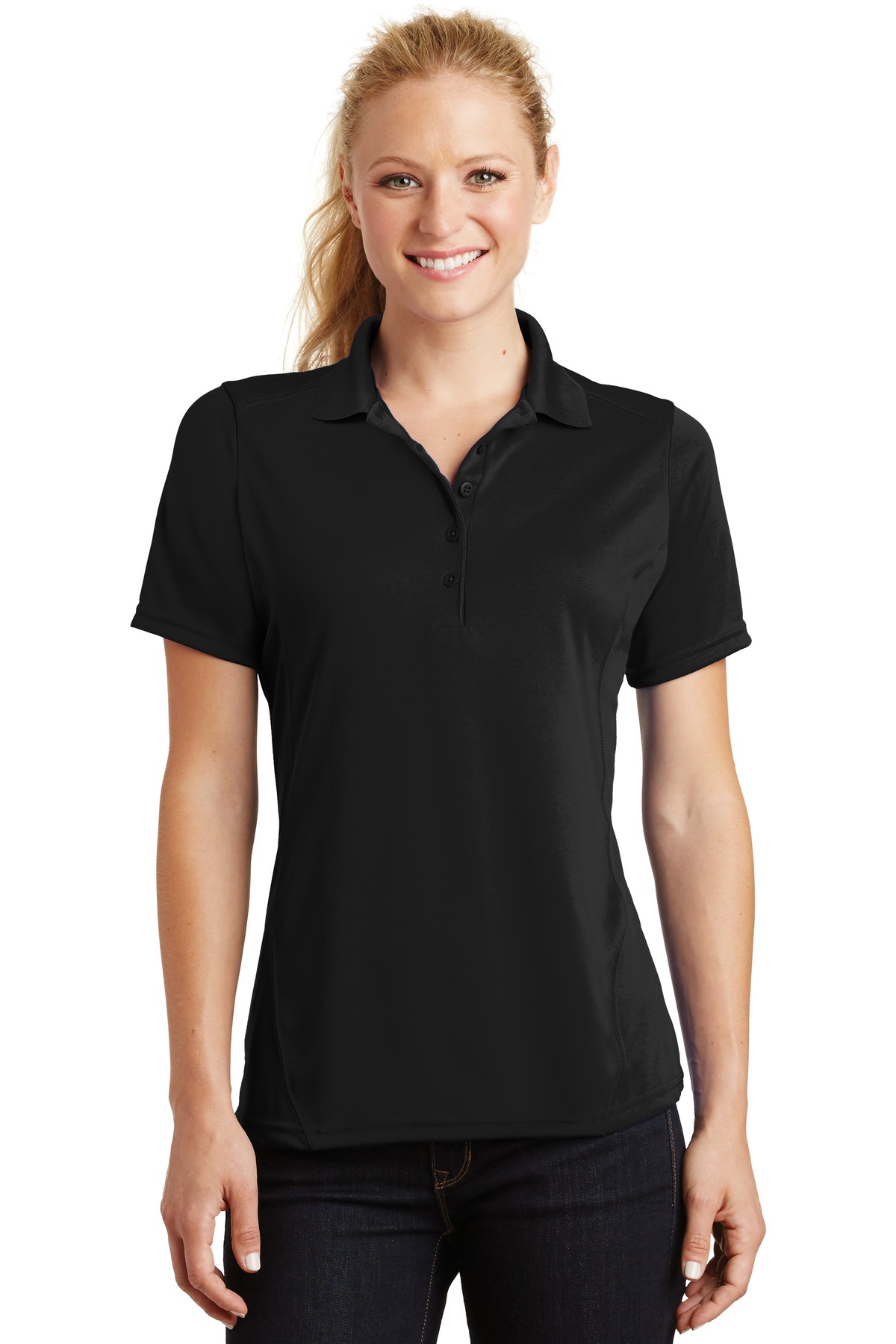 ST Ladies Dry Zone Raglan Accent Polo. L475
