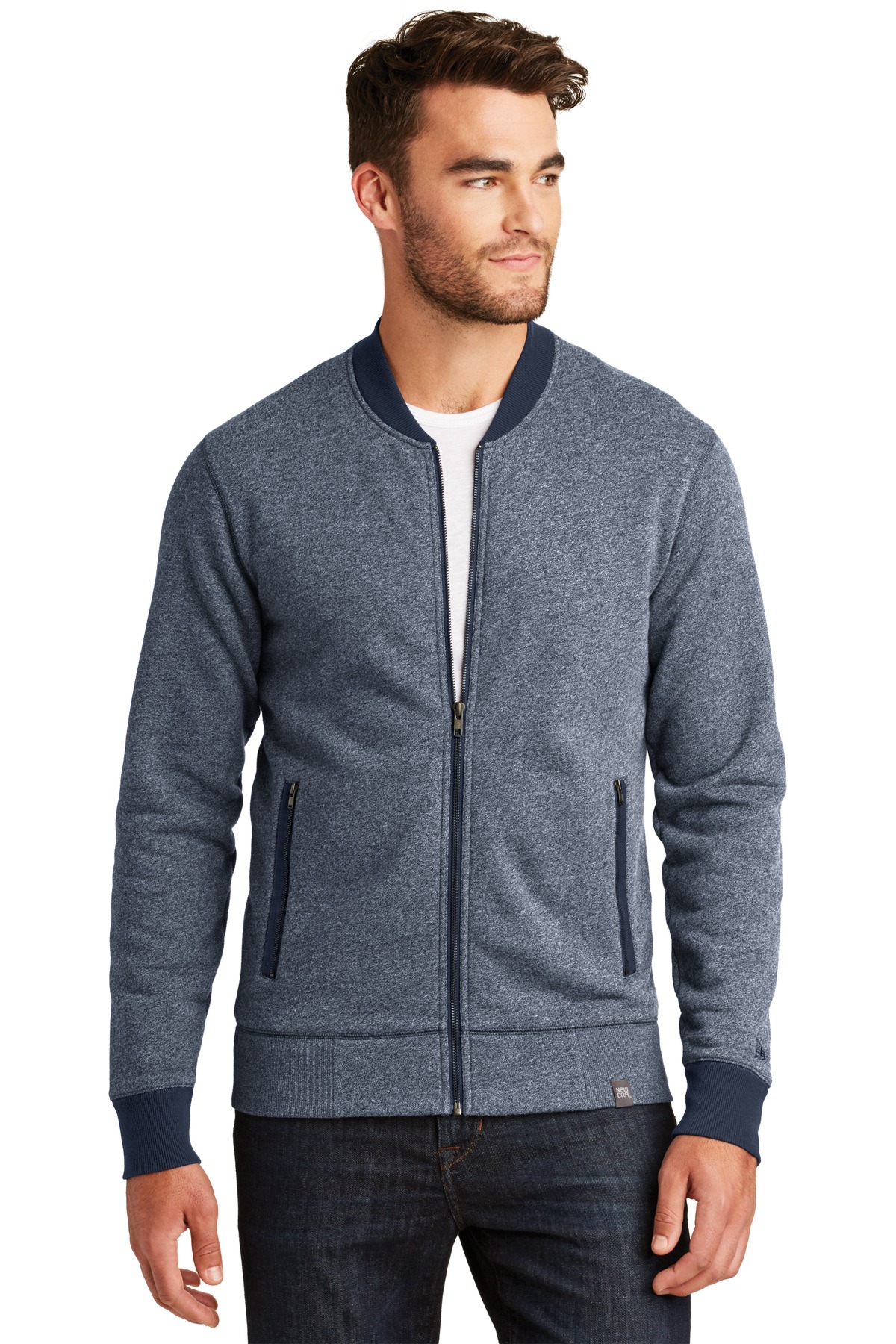 NE  French Terry Baseball Full-Zip. NEA503 - 2 Points
