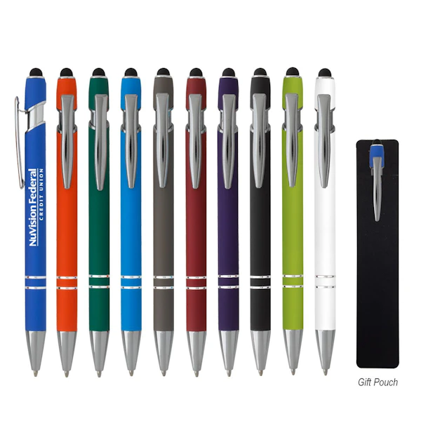 Pen- Metal with Rubberized Coating- 5 1/2"