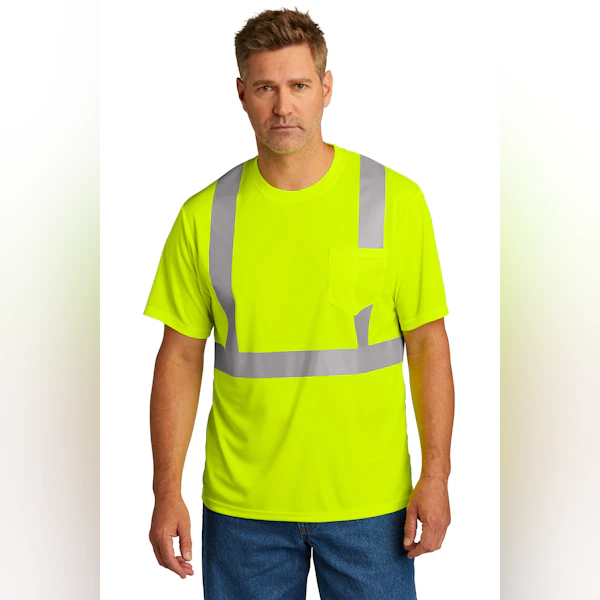 ANSI Class 2 Mesh Tee-Short Sleeve with Pocket