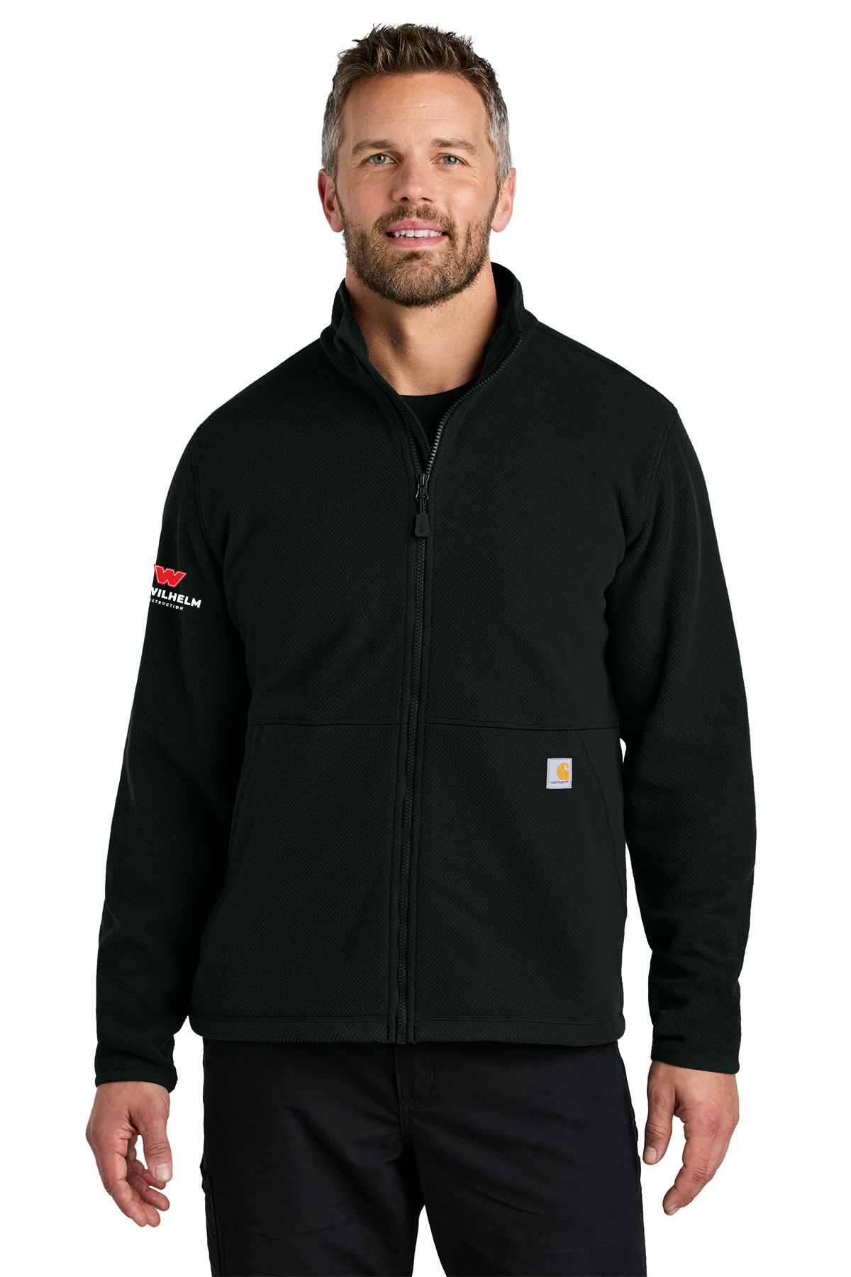 Carhartt® Textured Full-Zip Fleece Jacket