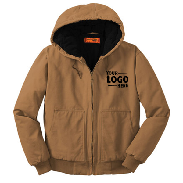 CornerStone Washed Duck Cloth Insulated Hooded Work Jacket