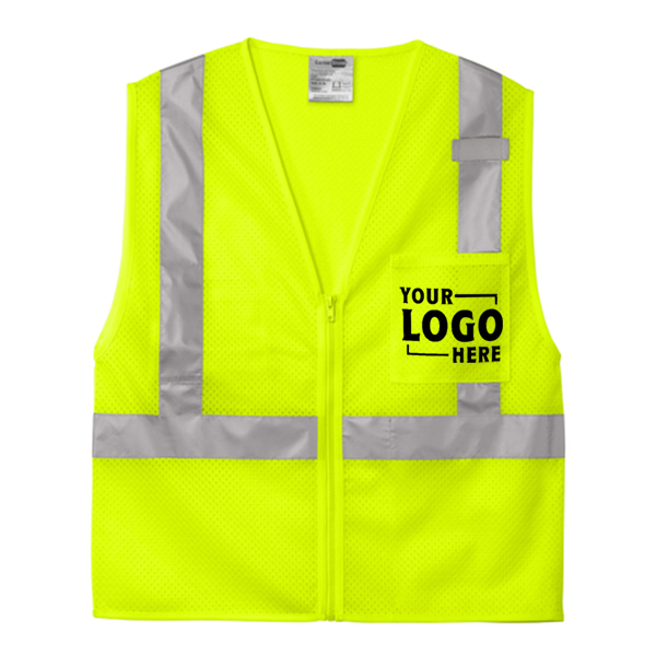 CornerStone ANSI 107 Class 2 Mesh Zippered Vest
