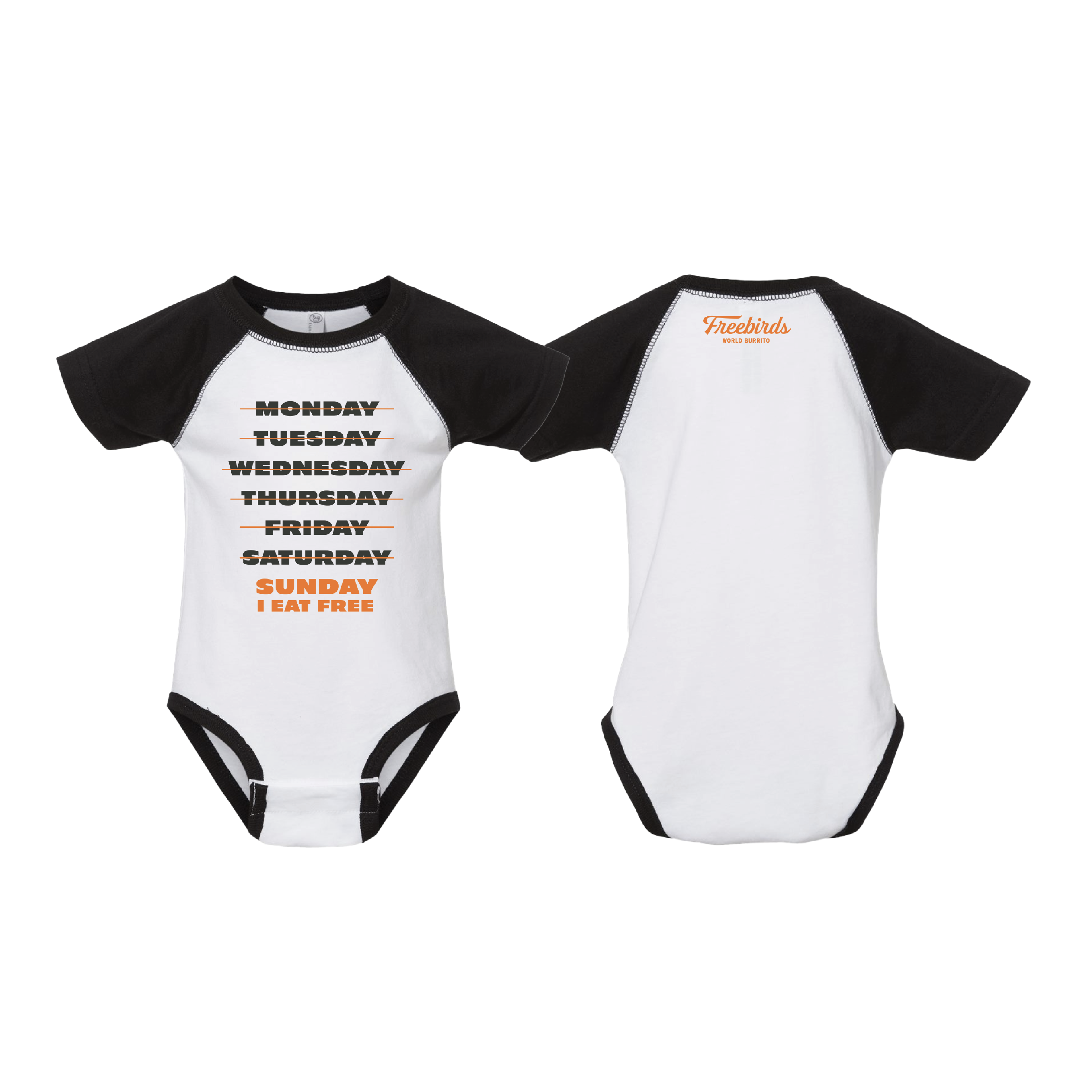 I Eat Free on Sunday Onesie - 24 months