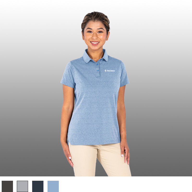 Women's Heathered Eco-Logic Stretch Polo