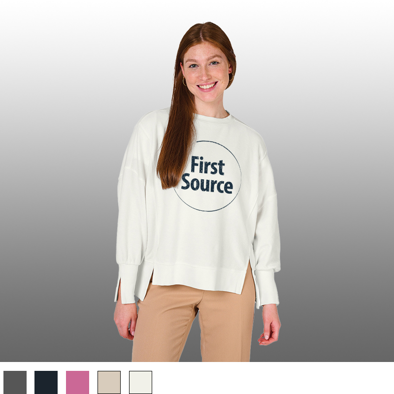 Women's Camden Spliced Crew Neck Sweatshirt