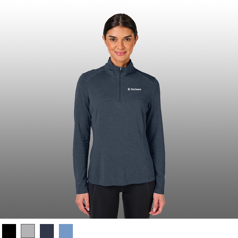 Women's Vista Tri-Blend Quarter Zip