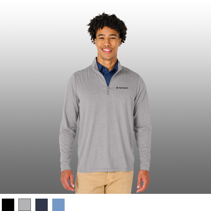Men's Vista Tri-Blend Quarter Zip